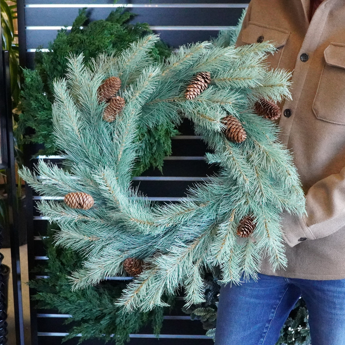 24" Whitley Pine Wreath