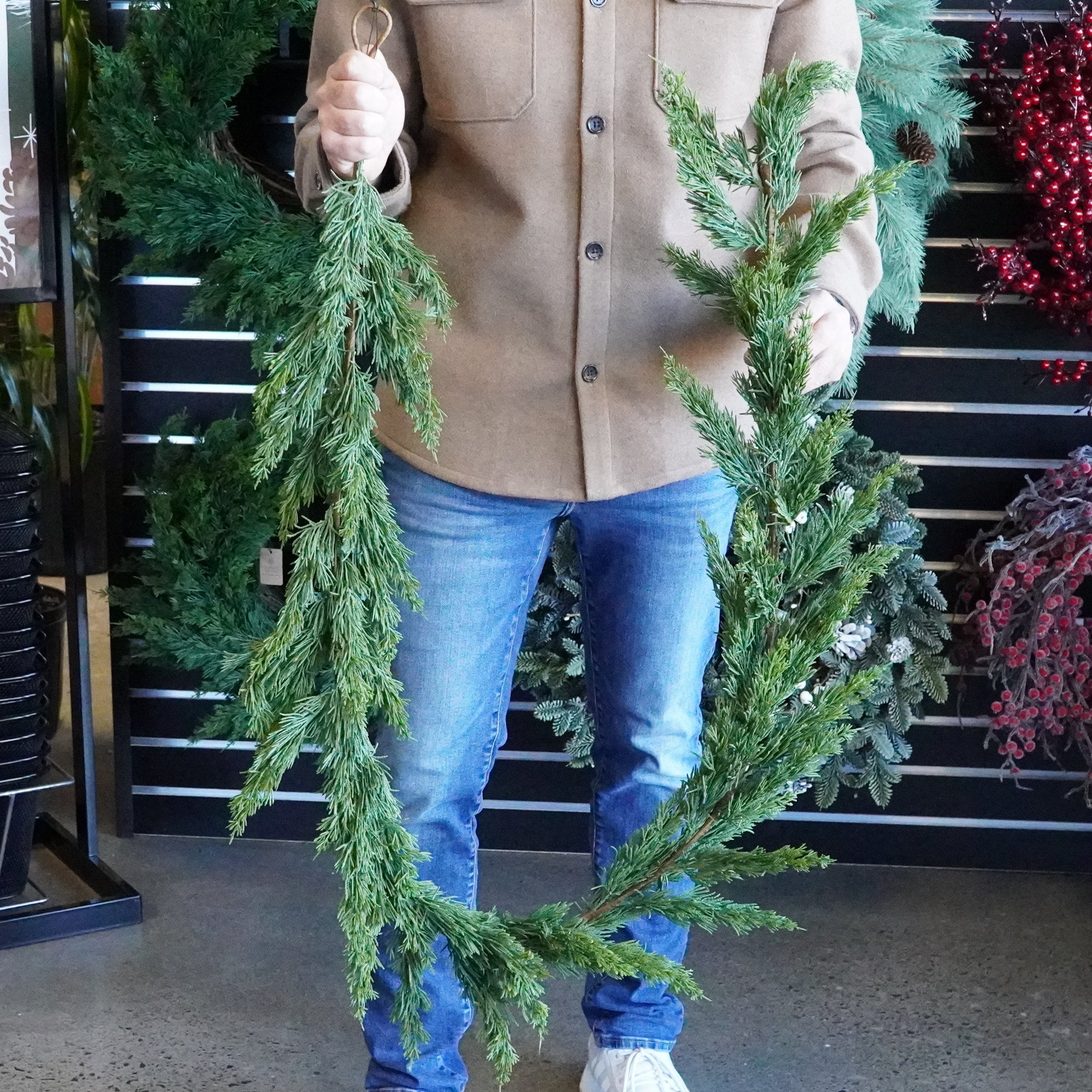 6' Cedar Garland – The Plant Hatch