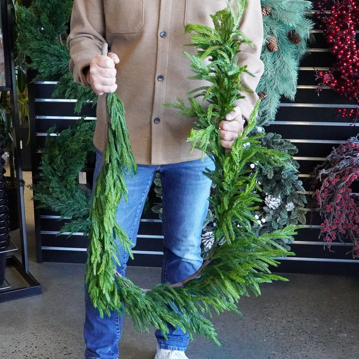 6' Norfolk Pine Garland