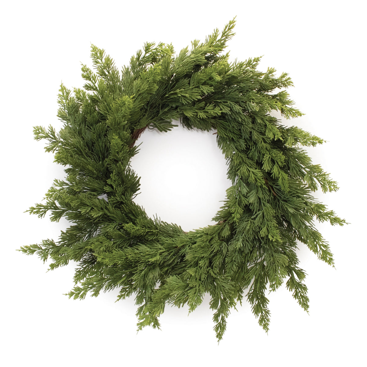 26" Faux Cedar Wreath