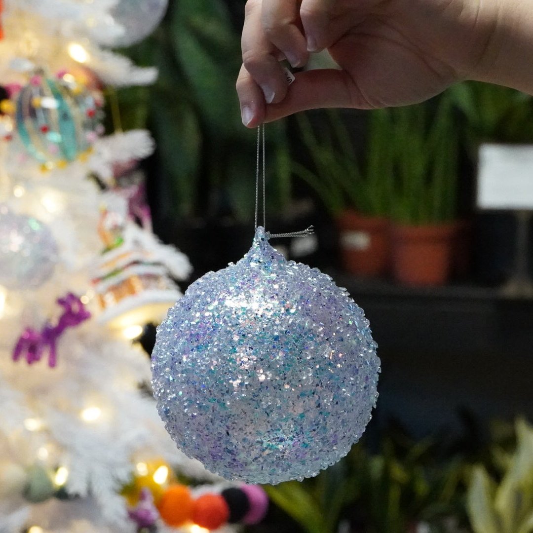 5" Sparkle Ball Ornament