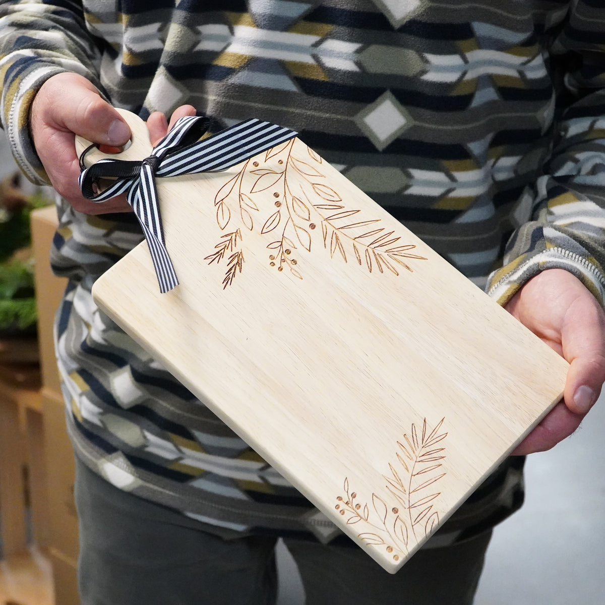 Etched Cheese Board