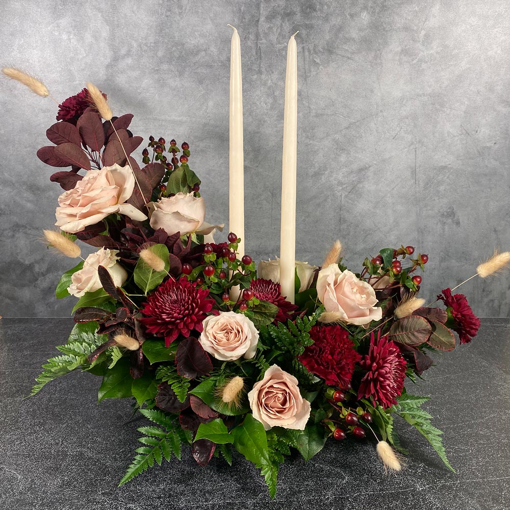 Autumn Blush Centerpiece