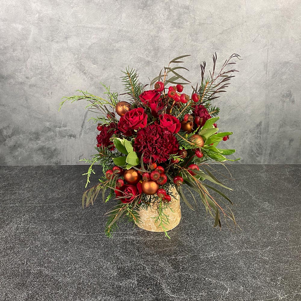 Warm Tidings Floral Arrangement